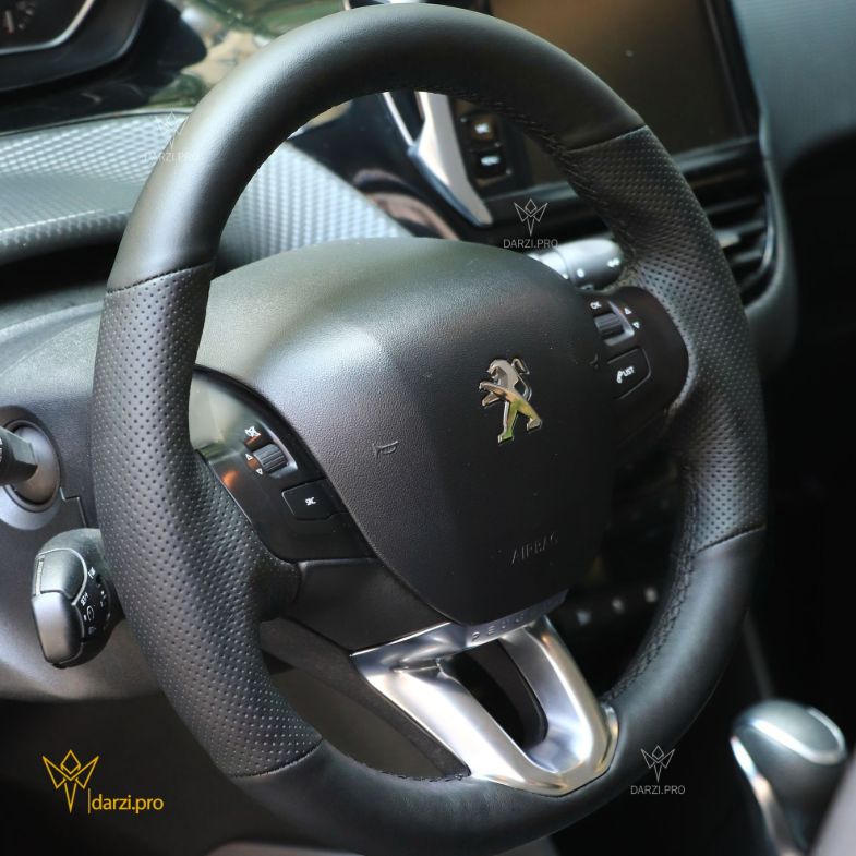 	ترکیب تمام جیر میکروفایبر + نوار و دوخت قرمز