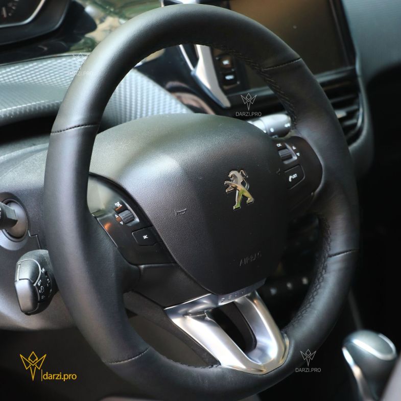 	ترکیب تمام جیر میکروفایبر + نوار و دوخت قرمز