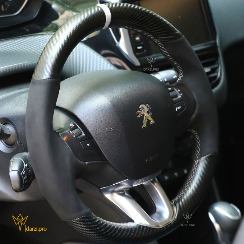 	ترکیب تمام جیر میکروفایبر + نوار و دوخت قرمز