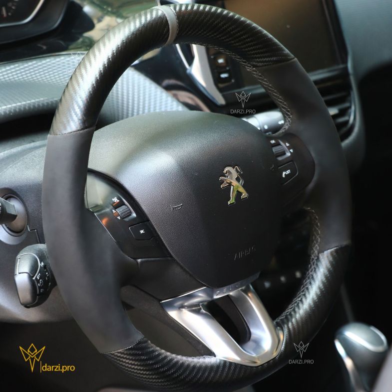 	ترکیب تمام جیر میکروفایبر + نوار و دوخت قرمز